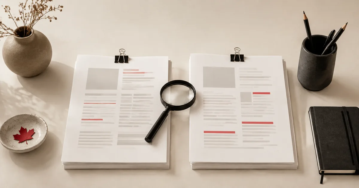 Photo d'illustration pour « Comparer deux PDF et repérer rapidement les différences (comparaison visuelle) »