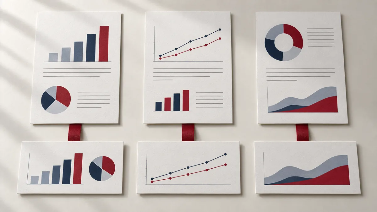Illustration éditoriale de la conversion de PDF en PowerPoint : transformer les pages d'un PDF en diapositives